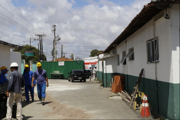 Obra no hospital teve início em novembro de 2019 e tinha previsão de término em dezembro do ano ado