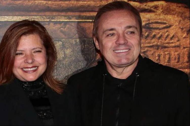 Rose Miriam e Gugu; a médica luta na justiça para ter direito a parte dos bens do apresentador, que morreu em 2019