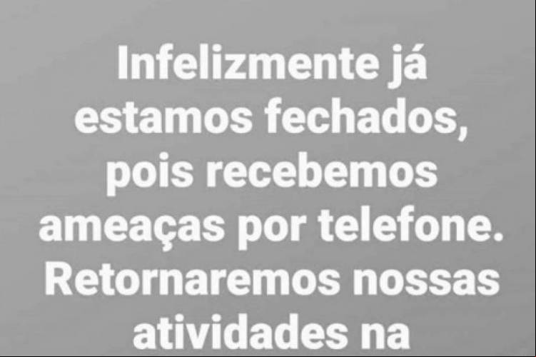 Loja divulgou informação no seu perfil do Instagram