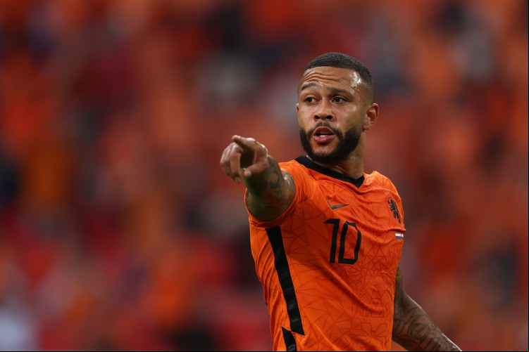 Memphis Depay, atacante da seleção holandesa