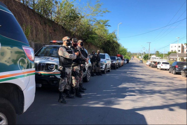 Operação policial no residencial Alameda das Palmeiras. Imagem meramente ilustrativa