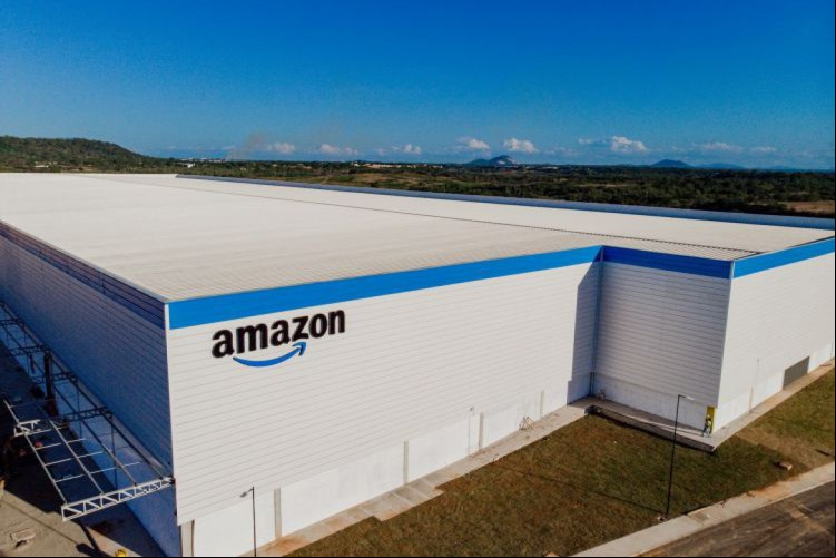 Centro de distribuição da Amazon que está sendo construído no 4º Anel Viário na Grande Fortaleza