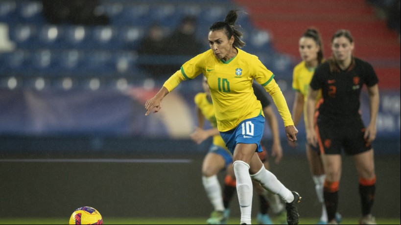 Marta é a principal jogadora da seleção brasileira
