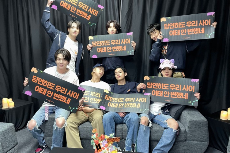 O grupo de k-pop BTS fez o primeiro show em Seul depois da pandemia