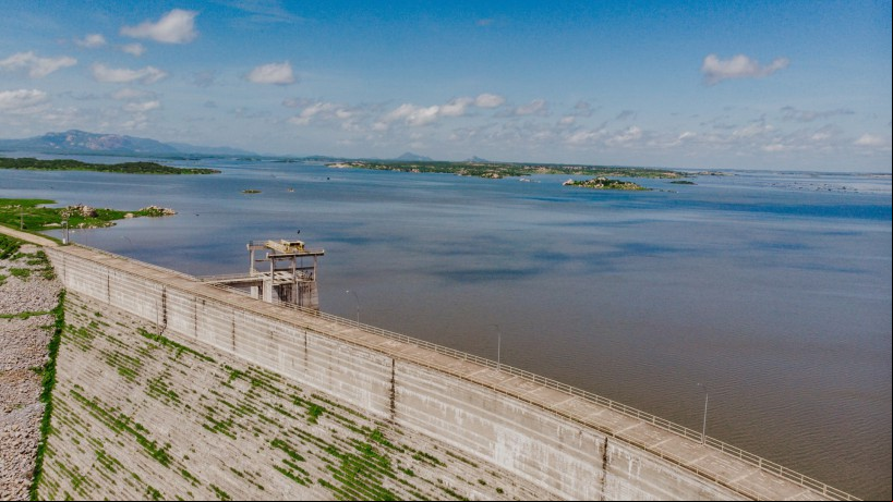 Açude do Castanhão, maior reservatório do Brasil, se encontra no Vale do Jaguaribe