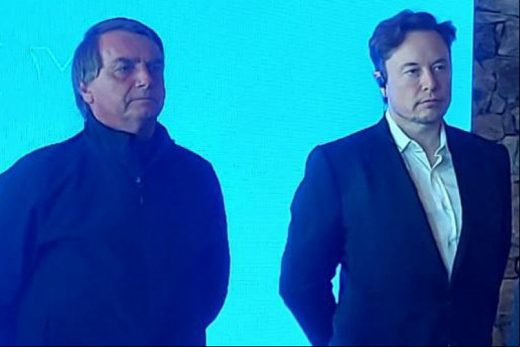 Encontro entre o presidente Jair Bolsonaro e o empresário Elon Musk