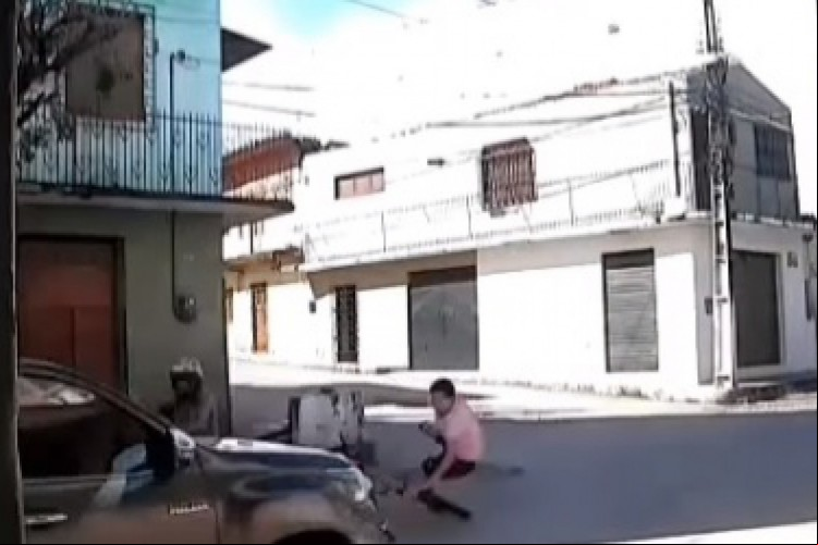 Acidente ocorreu no centro de Itapajé