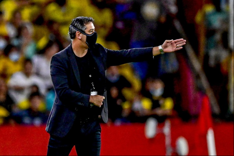 Guayaquil, 15032022 - Libertadores da América 2022 - Barcelona - ECU x América - BRA - , durante partida entre Barcelona e América, jogo de volta, realizada no estádio Monumental Banco Pichincha na noite desta terça-feira (15). Foto: Mourão Panda / América
