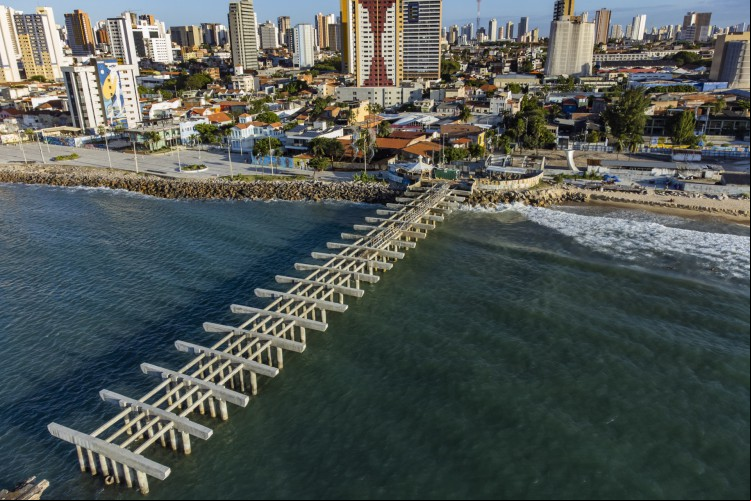 Primeira etapa das obras de recuperação estrutural da Ponte dos Ingleses foi concluída em junho, após nove meses de atraso. Na foto, a estrutura da ponte nesta terça-feira, 12 de julho