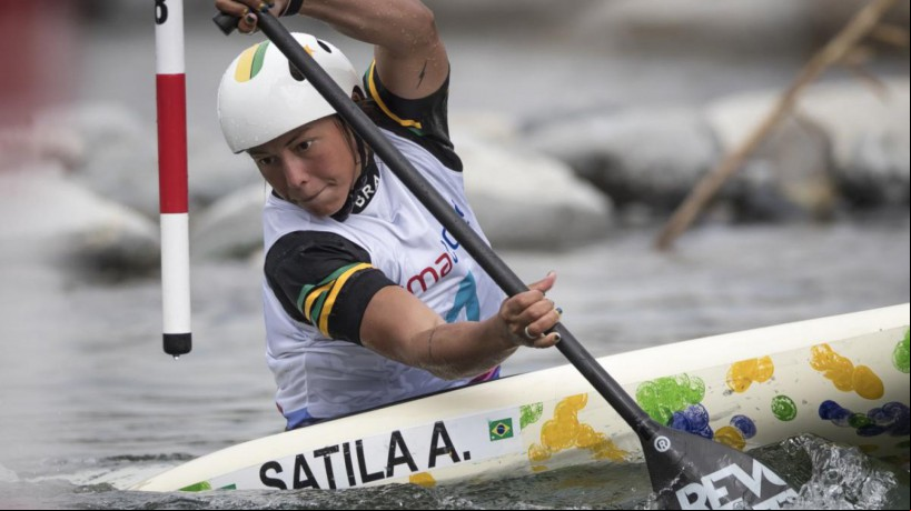 Ana Sátila e Pepê Gonçalves são os representantes brasileiros da canoagem slalom