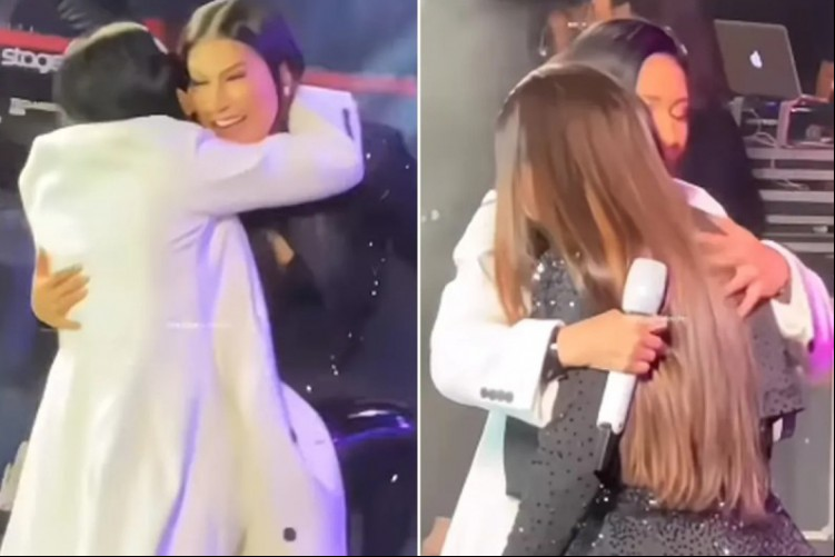 Simone Mendes se emocionou com aparição surpresa da irmã, Simaria, em show realizado em São Bernardo do Campo