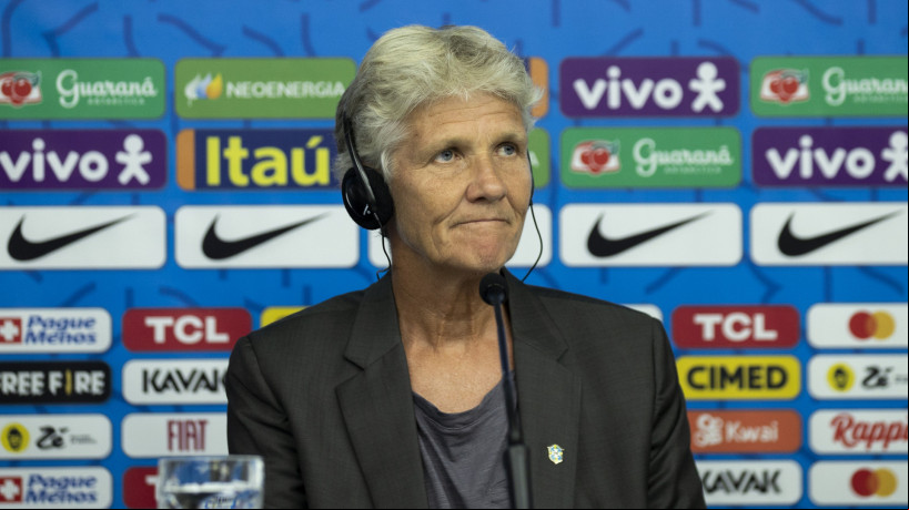 Técnica Pia Sundhage em convocação da seleção brasileira feminina de futebol