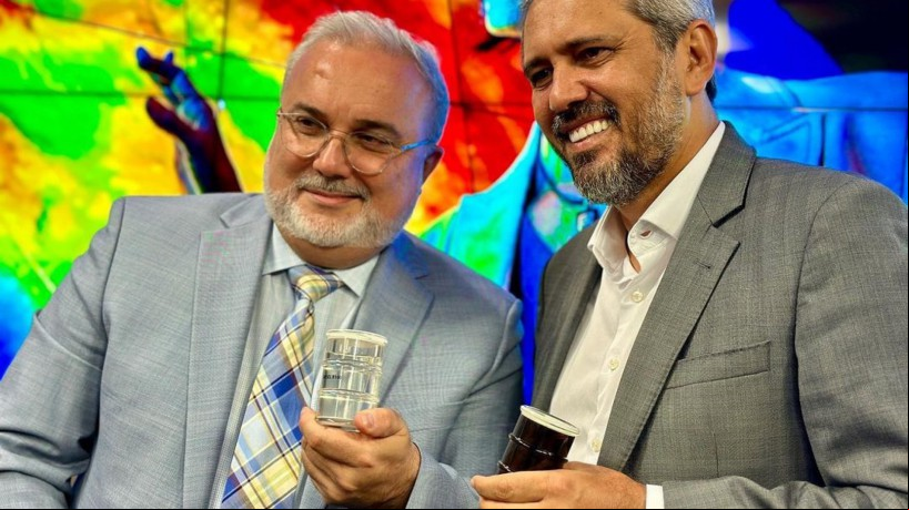 PRESIDENTE da Petrobras, Jean Paul Prates e governador do Ceará, Elmano de Freitas