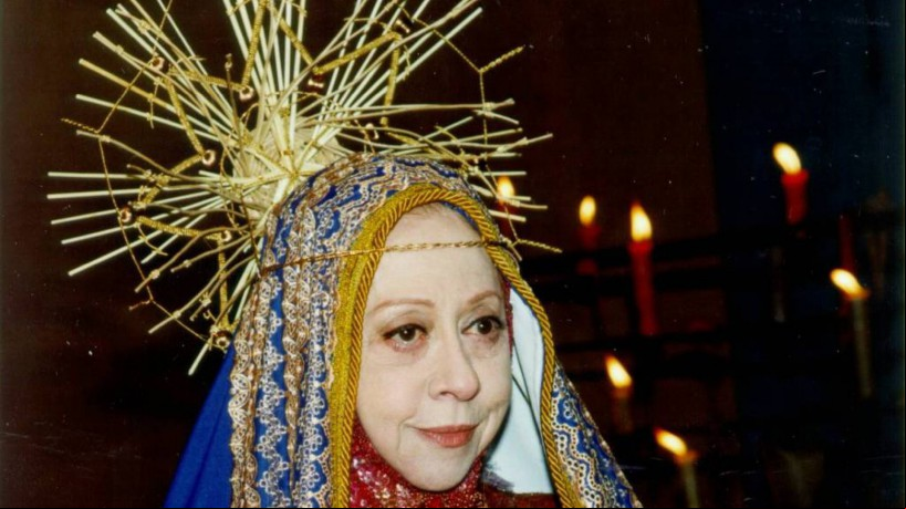 Atriz Fernanda Montenegro em participação no primeiro filme
