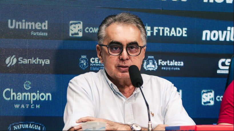 Sérgio Papellin, diretor de futebol do Fortaleza, em entrevista coletiva 