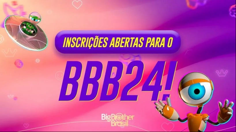 Inscrições ao Big Brother Brasil 2024 (BBB 24) foram abertas nessa sexta-feira, 21; veja como participar