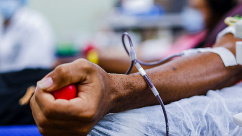 Imagem de apoio ilustrativo. Hemoce realiza coleta de sangue em Eusébio 