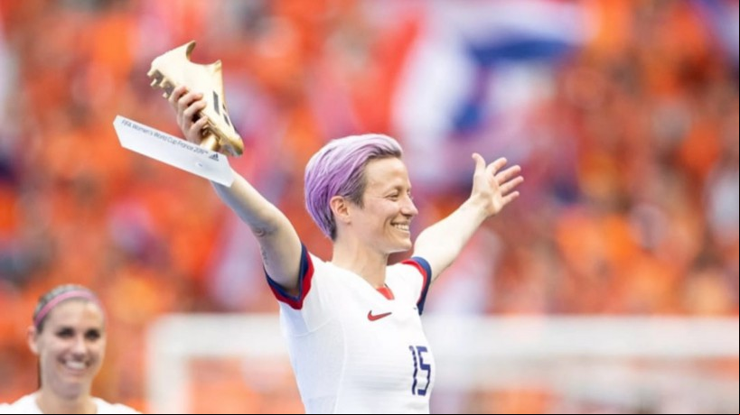 Megan Rapinoe, dos Estados Unidos, foi uma das artilheiras da última edição da Copa do Mundo Feminina