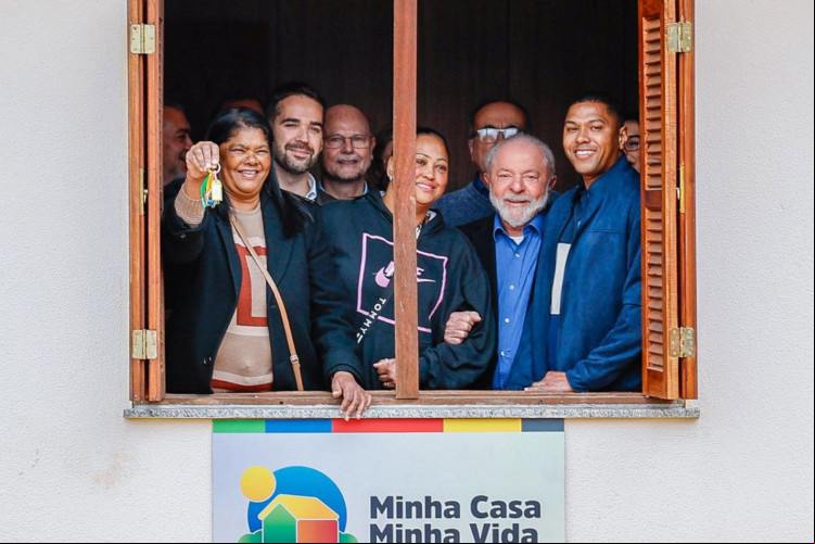 Viamão (RS), 30.06.2023 – Em Viamão, Rio Grande do Sul, presidente Lula entrega unidades habitacionais do programa Minha Casa, Minha Vida. Foto: Ricardo Stuckert/PR