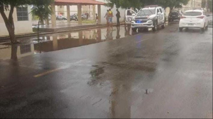 Movimentação policial no residencial Cidade Jardim após tiroteio