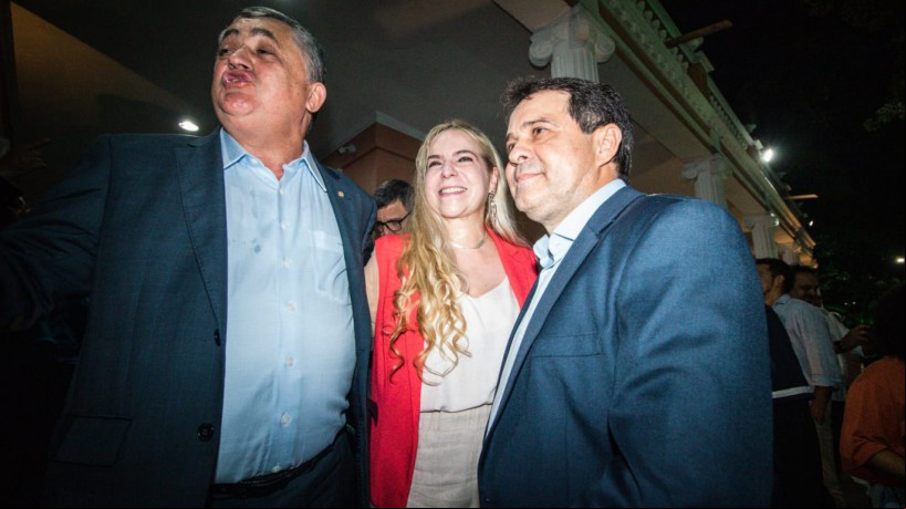 José Guimarães, Luizianne Lins e Evandro Leitão
