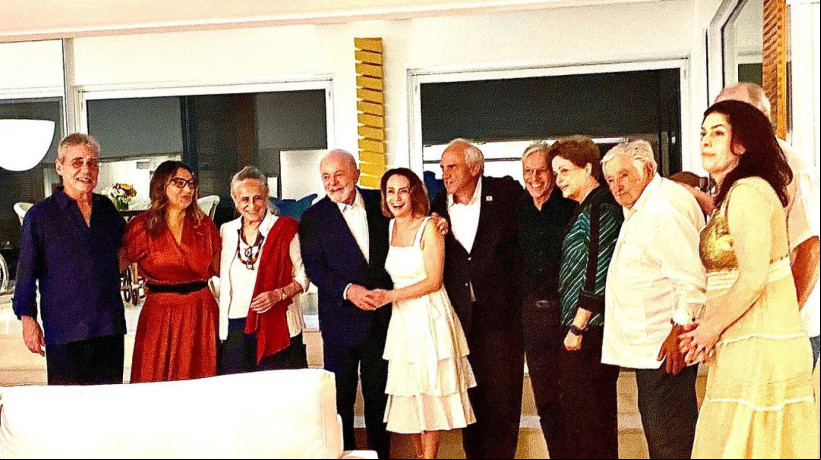 Chico Buarque recebe Presidente Lula, Maria Bethânia e Caetano Veloso para jantar