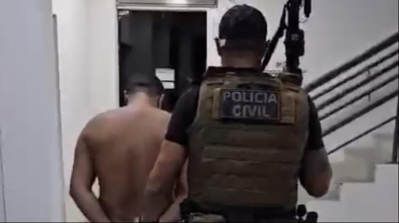 A Polícia Civil do Ceará prendeu Reydene Márcio Santana Silva de Sousa, de 36 anos