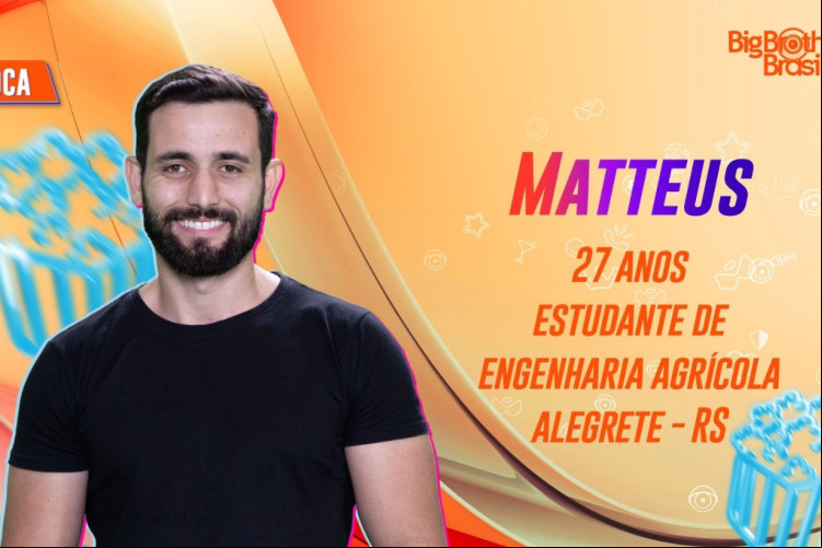 Matteus é pipoca no BBB 24