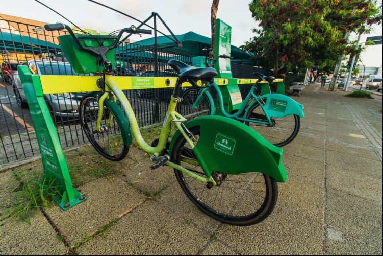 Foto de apoio ilustrativo. Durante os meses de fevereiro e março, serão 40 novas estações do Bicicletar instaladas, entre substituição de antigos equipamentos e implantação de novos