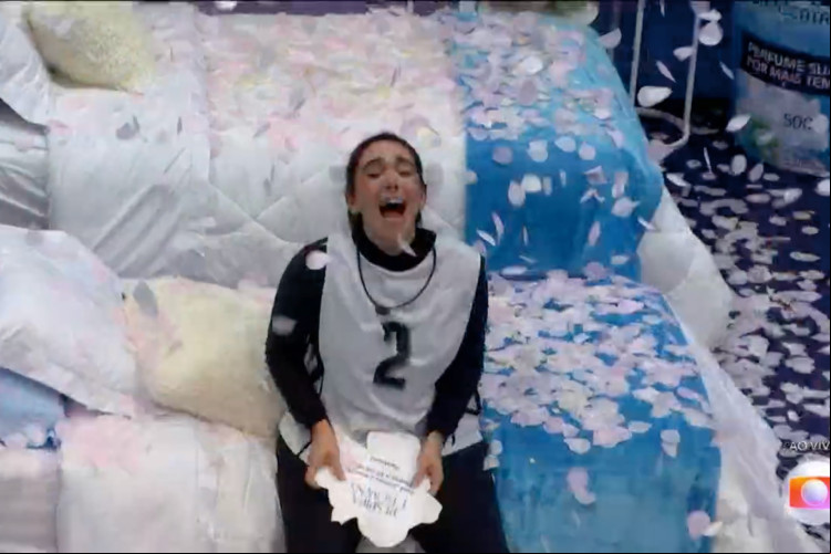 Giovanna ganhou a 12ª Prova do Líder no Big Brother Brasil 2024 (BBB 24) na noite dessa quinta-feira, 14