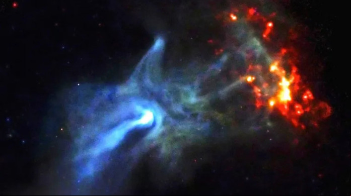 Chamada de CG 4, a "Mão de Deus" é um fenômeno astronômico raro Chamada de CG 4, a "Mão de Deus" é um fenômeno astronômico raro