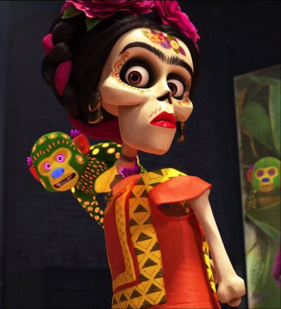 Tanto que, na animação Coco (Viva; A Vida é Uma Festa, no Brasil), ela é retratada no mundo dos mortos.