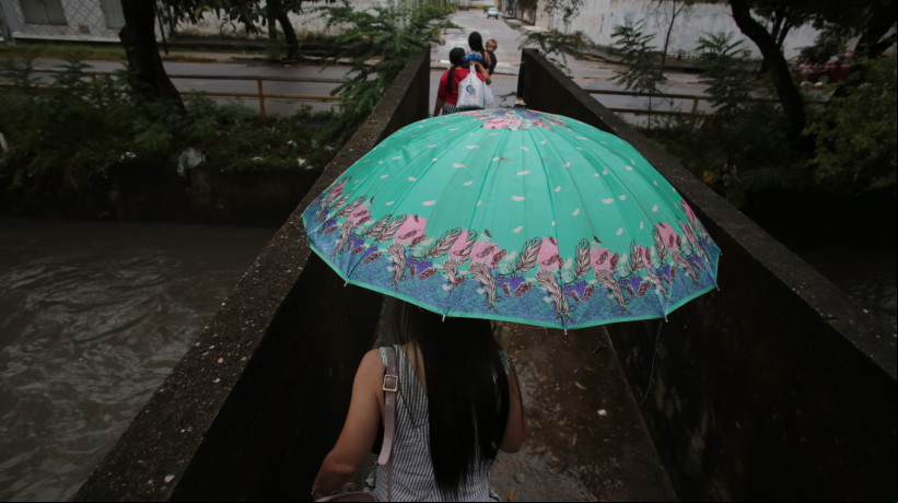 Fortaleza registrou chuva em grande parte do dia de ontem