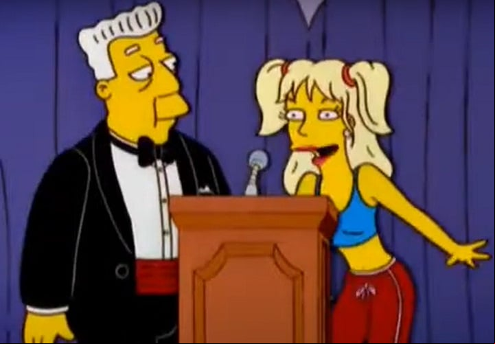 Foi transmitido em janeiro de 2000 e a cantora dublou ela mesma, sendo homenageada como orgulho de Springfield.