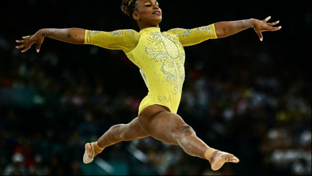 Rebeca Andrade brilha na final do individual geral na Olimpíada de Paris