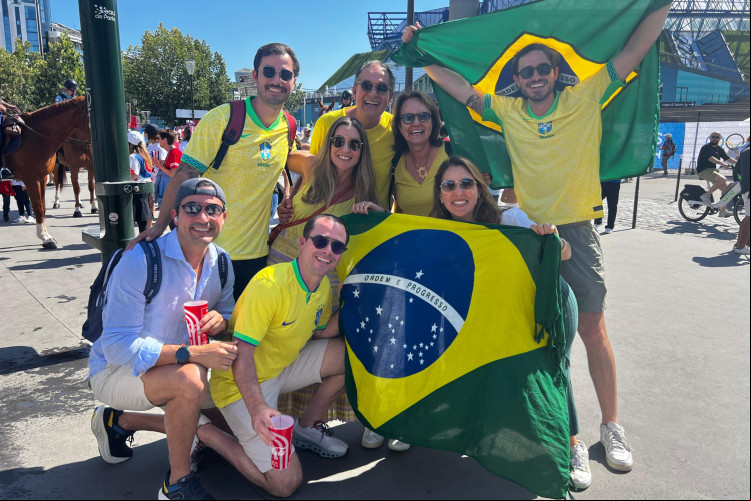 Família brasileira acompanhou a final da ginástica nas Olimpíadas de Paris Família brasileira acompanhou a final da ginástica nas Olimpíadas de Paris
