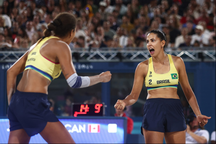 Ana Patrícia e Duda conquistaram mais um ouro para o Time Brasil. 