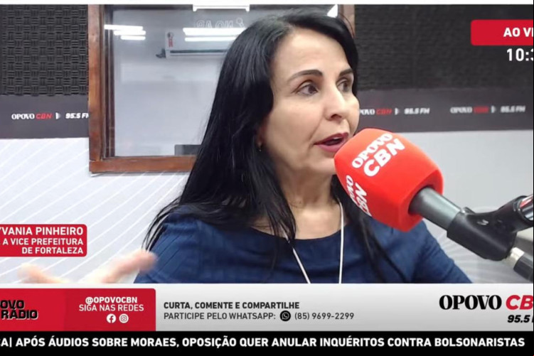 Alcyvania Pinheiro (PL) é candidata a vice-prefeita de Fortaleza na chapa de André Fernandes (PL)