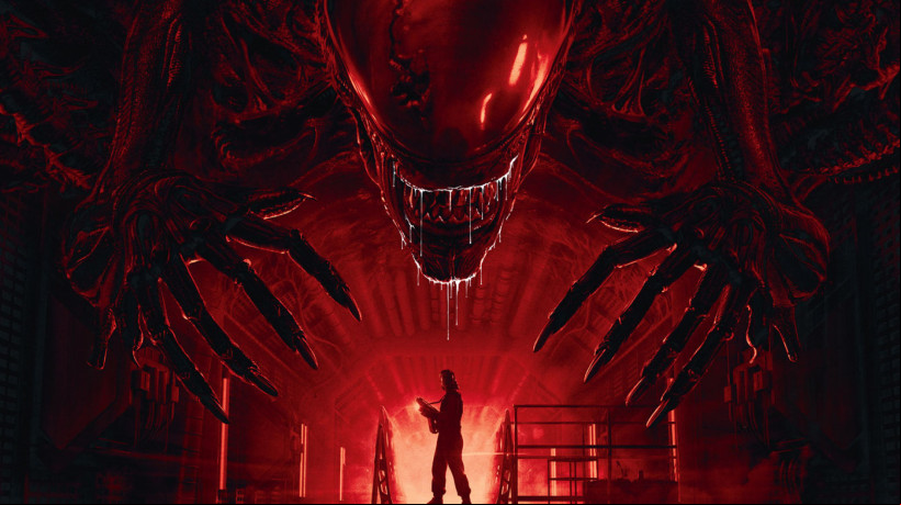 "Alien: Romulus" (2024), sétimo filme da franquia Alien, iniciada em 1979