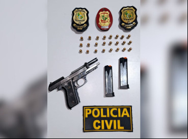 Material foi apreendido e levado para a Delegacia 