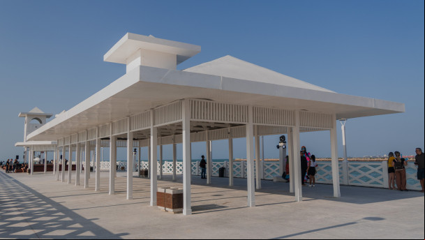 FORTALEZA-CE, BRASIL, 25-08-2024: Inauguração da nova Ponte dos Ingleses, na Praia de Iracema. (Foto: Fernanda Barros/O Povo)