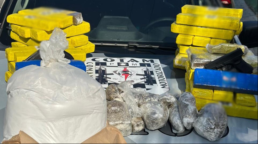 Além de 75 kg de drogas, o homem estava com uma balança de precisão
