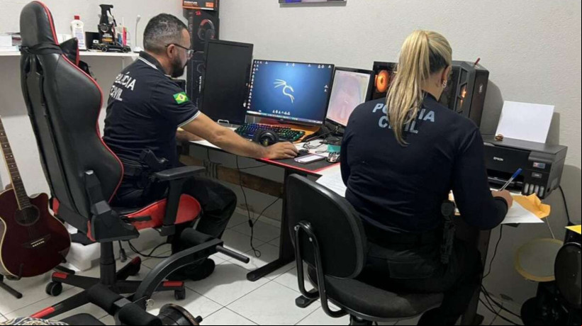 Polícia Civil cumpriu oito mandados de busca e apreensão no Estado no contexto da operação Terabyte, de combate a consumidores de materiais de abuso sexual infantojuvenil