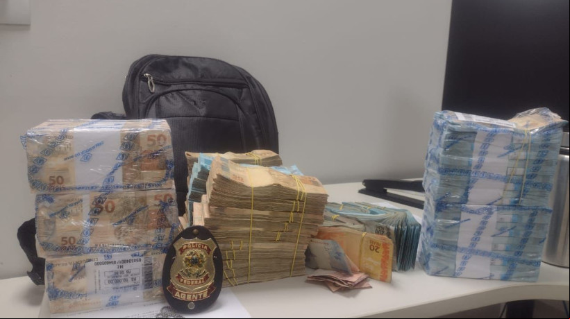 PF apreende mais de um milhão em espécie a dez dias das eleições