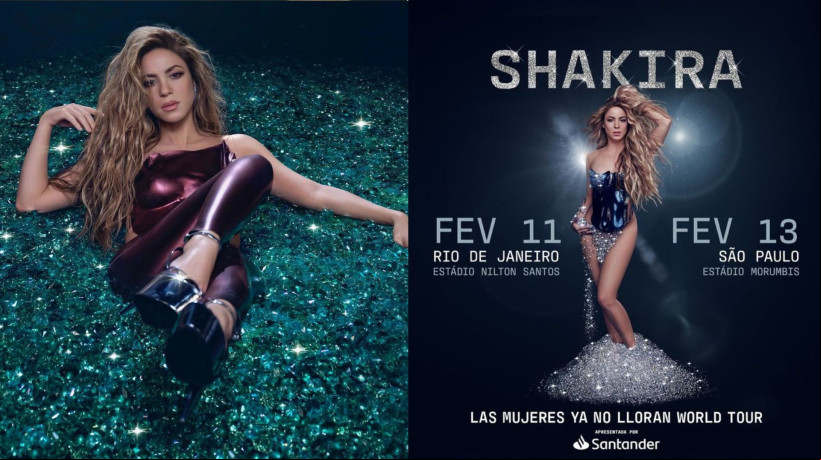 Shakira retorna ao Brasil em 2025