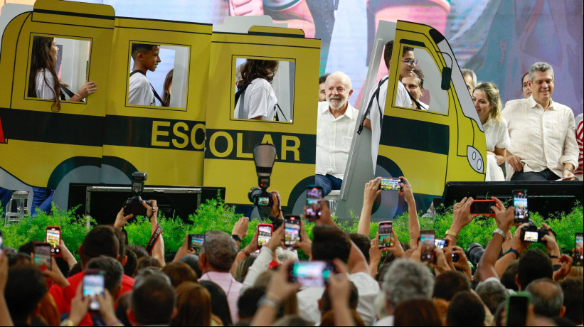 Presidente Lula em evento do MEC em Fortaleza.