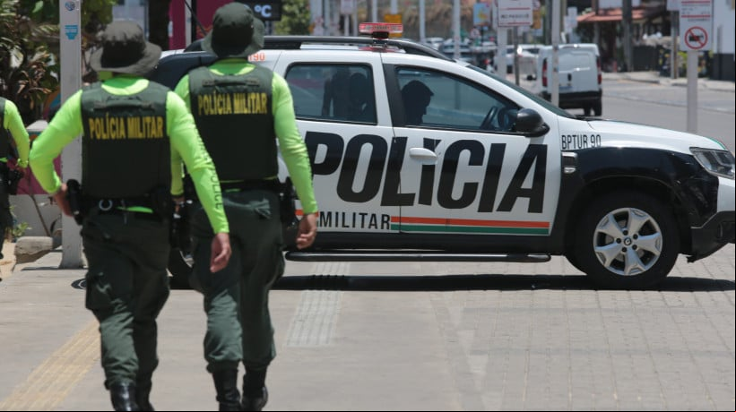 FORTALEZA-CE, BRASIL, 15-10-2024: Viaturas da Polícia Militar.  (foto: Fabio Lima/ OPOVO)