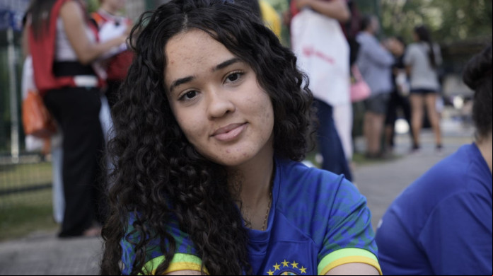 Saída do segundo dia de provas do Enem 2024 na Unifor. Kírya Queiroz, de 17 anos Saída do segundo dia de provas do Enem 2024 na Unifor. Kírya Queiroz, de 17 anos