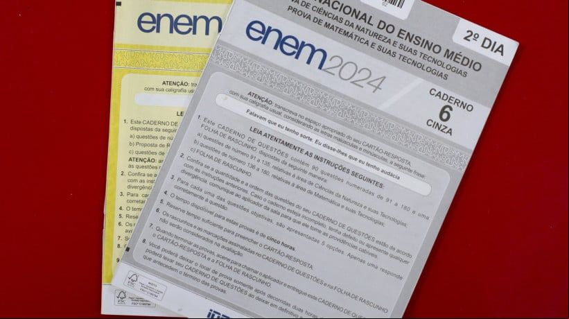 Foto de apoio ilustrativo do Enem 2024: inscrições para o Enem 2025 iniciam nesta segunda-feira, 26, pela "Página do Participante" do Inep. A taxa é de R$ 85 para discentes não isentos 