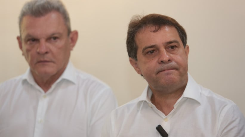 José Sarto (PDT) 
ex-prefeito, e seu sucessor Evandro Leitão (PT)